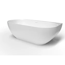 Fristående badkar i gjutmarmor Swiss Aqua Technologies, Lesly 170x82