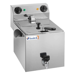 Friteuse électrique 6l 3250W + robinet | Amitek