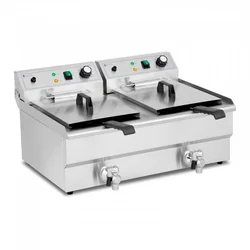 Friteuză - 2 x 16 l - Royal Catering - 230 V ROYAL CATERING 10012011 RCPSF 26ETH