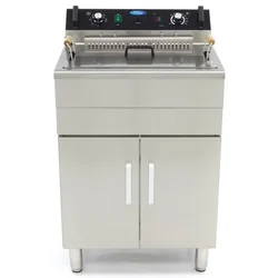 Fryer 30L - with tap and professional cabinet MAXIMA 09365232 8720365340291