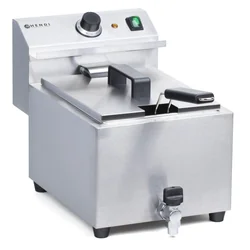 Fryer with tap Masterpro 230V 3.5kW 8L - Hendi 209202