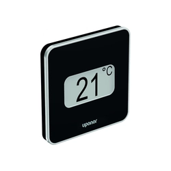 Fußbodenheizung Uponor Smatrix Pulse, Thermostat D+RH Style T-169 schwarz