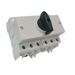 Fuente de conmutación 3x80A 3 polo 80A 1-0-2 montaje en carril modular giratorio