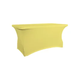 Funda para mesa rectangular, largo 152,4 cm, canario