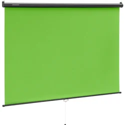 Fundal fotografic verde rulat pentru perete și tavan ECRAN VERDE 84'' 206 x 181 cm