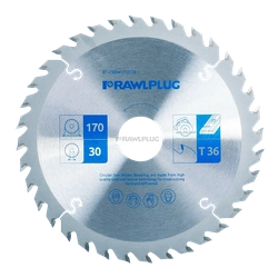 Fűrész famegmunkáló fűrészekhez Rawlplug RT-CSBW-190T30 190mm