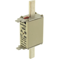 Fuse link, LV,160 A.C 500 V,NH01, gL/gG, IEC, dual indicator