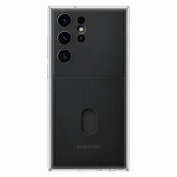 Galaxy S23 Ultra Frame Cover dėklas su keičiamomis nugarėlėmis, juodas