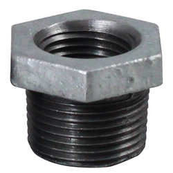 GALVANIZED CAST IRON REDUCER ZINC 1/2 x 1