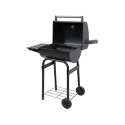 Garden grill with cover, charcoal grate, 2 shelves | 99902