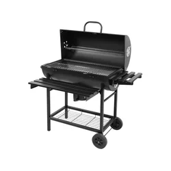 Garden grill with cover, charcoal grate, 3 shelves | 99900