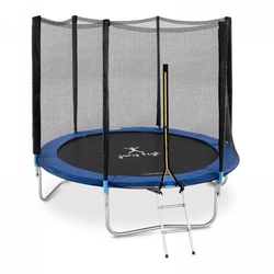 Garden trampoline - with mesh - blue - up to 100 kg UNIPRODO 10250376 UNI_TRAMPOLINE_04