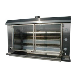 Gas grill for 42 chicken - two-row