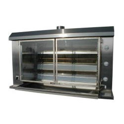 Gas grill for 54 chicken - two-row