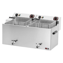 Gastronomic fryer 2x11L output 20 kg/h | Redfox FE - 1010 T