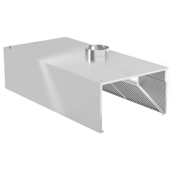 Gastronomic hood 100x100 Wall-mounted box-type Polgast 710_100x100