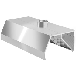 Gastronomic hood 200x140 Wall-mounted trapezoidal Polgast 740_200x140