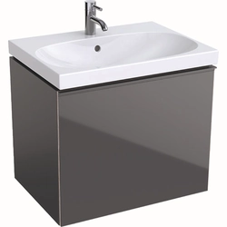 Geberit Acanto washbasin cabinet, 65 cm, Lava