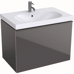 Geberit Acanto washbasin cabinet, 75 cm, Lava