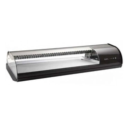 Gekoelde Sushi Display 1085 Mm Zwart Sayl Vs4np