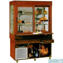 Gekoelde vitrine | rijden 940W 2066x920/1113x(H)2102mm