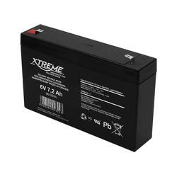 Gelbatteri 6V 7.2Ah XTREME