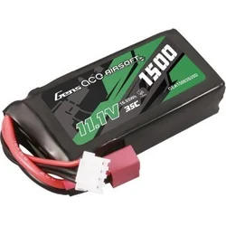 Gens Ace Gens ace 35C 1500mAh 3S1P 11.1V Airsoft Gun Lipo-batteri med T-kontakt