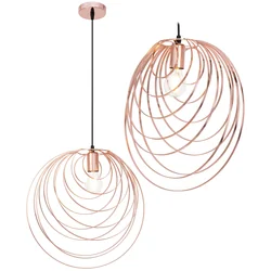 GEOMETRICKÁ STROPNÍ LAMPA APP427-1CP Rose Gold