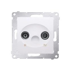 Gescheiden einde RTV socket menigte.1dB, wit Simon54