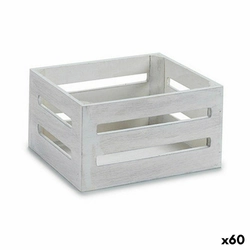 Geschenkdoos Wit Hout 16 x 8 x 11 cm (60 Stuks)