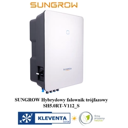 Гібридний інвертор Sungrow SH5.0RT 5000W SUNGROW SH5.0RT-V112_S 3-fazowy 10 РОКІВ ГАРАНТІЇ