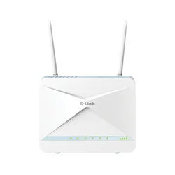 Gigabitowy router bezprzewodowy D-LINK G416 Eagle Pro AI AX1500, Wi-Fi 6, Dwuzakresowy 1201 + 300 Mbps, 4G LTE, biały