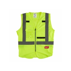 Gilet de visibilité jaune L/XL de Milwaukee