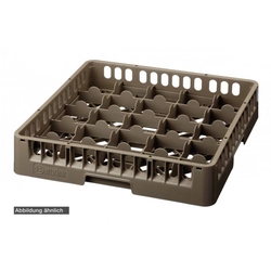 glass basket, 25 compartments