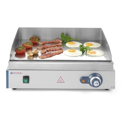 Glat grillplade 52x33 cm 2400W | Hendi 203149