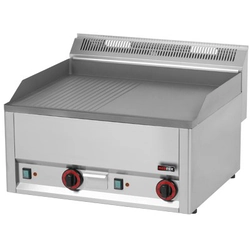 Glat/ribbet elektrisk grill 65x48 | Redfox FTHR-60EL