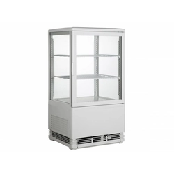 Glazed refrigerated display case with a capacity of 58L 2 INVEST HORECA SHELVES RT-58L RT-58L