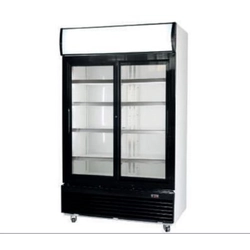 GLAZED REFRIGERATOR CABINET 1000L SLIDING DOORS INVEST HORECA LG-1000S LG-1000S