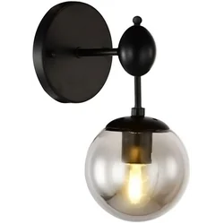 Glazen wandlamp APP750-1W Zwart