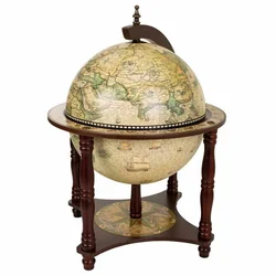 Globe Alexandra House Living Brown 42 x 57 x 42 cm Βάση μπουκαλιών