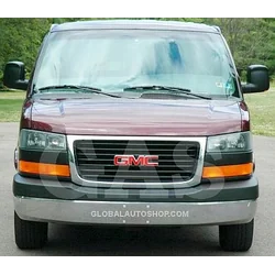 GMC Savana — Chrome Strips Grill Chrome Dummy Bufer Tuning