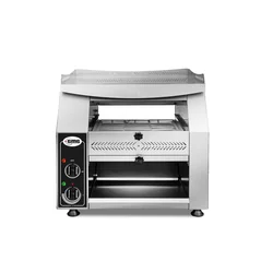 GMG - Conveyor Toaster - 3 temperature levels, crumb tray and top shelf in stainless steel