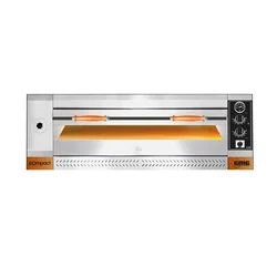 GMG - Forno per pizza - 6x Ø 35 cm | 8 kW 400V | Modulare - Pavimento rivestito in argilla refrattaria - camera 1.