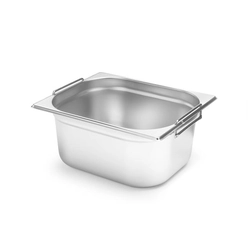 GN container 1/2 with retractable handles – 325x265 mm 9,5L