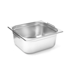 GN container 2/3 with retractable handles – 354x325 mm 17L