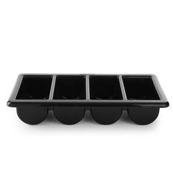 GN cutlery container 1/1 - 4-częściowy gray