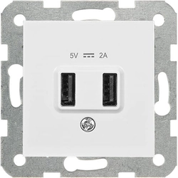 Gniazdo USB 5V-2A Viko Panasonic Karre biały