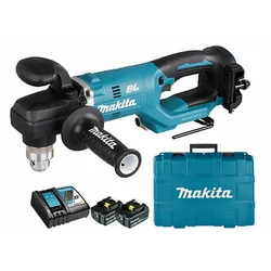 γωνιακό τρυπάνι μπαταρίας Makita DDA450RTE 18 V | 26 Nm/70 Nm | 1,5 - 13 mm | Carbon Brushless | 2 x 5 μπαταρία Ah + φορτιστής | Σε μια βαλίτσα