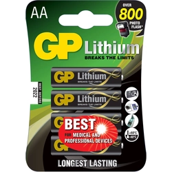 GP AA baterija / R6 4 kom.