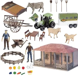 GRAN CONJUNTO GRANJA GRANJA CASA CASA TRACTOR ANIMALES HERRAMIENTAS ac